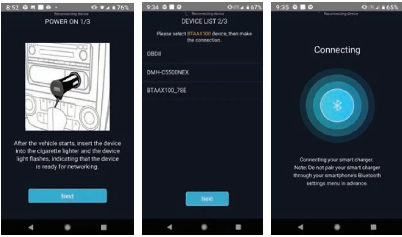 simple BTAAX100 Alexa Voice Car Kit - app 3