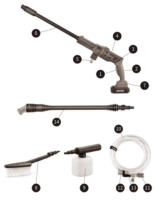 KIMO-5018-20V-Cordless-Portable-Pressure-Washer-2