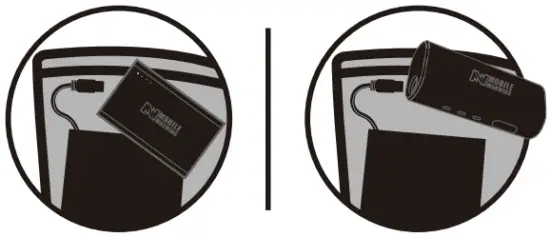 FIELDSHEER MW37V122 Heated Gear Heated Socks - battery pocket