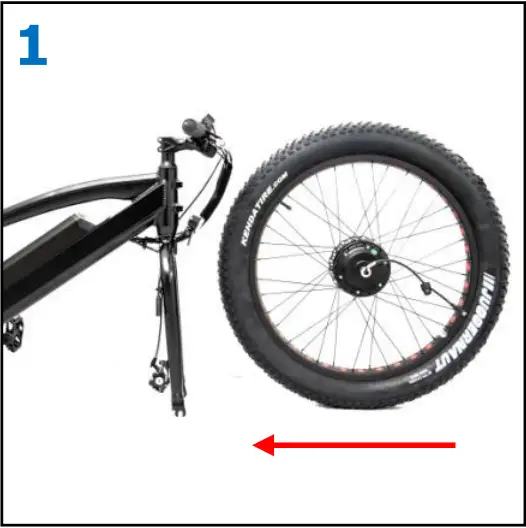 EUNORAU Fat - Front Wheel Assembly - Way A1