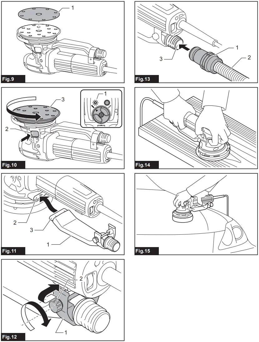 makita BO6050 Random Orbit Sander - Fig 2