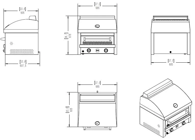 Fuego F27S Pizza oven fig 8
