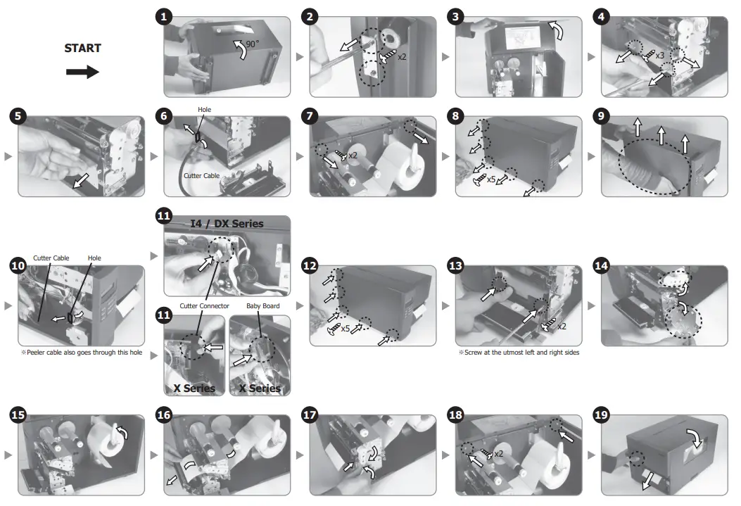 ARGOX I4-250 Series Industrial Barcode Printer-1