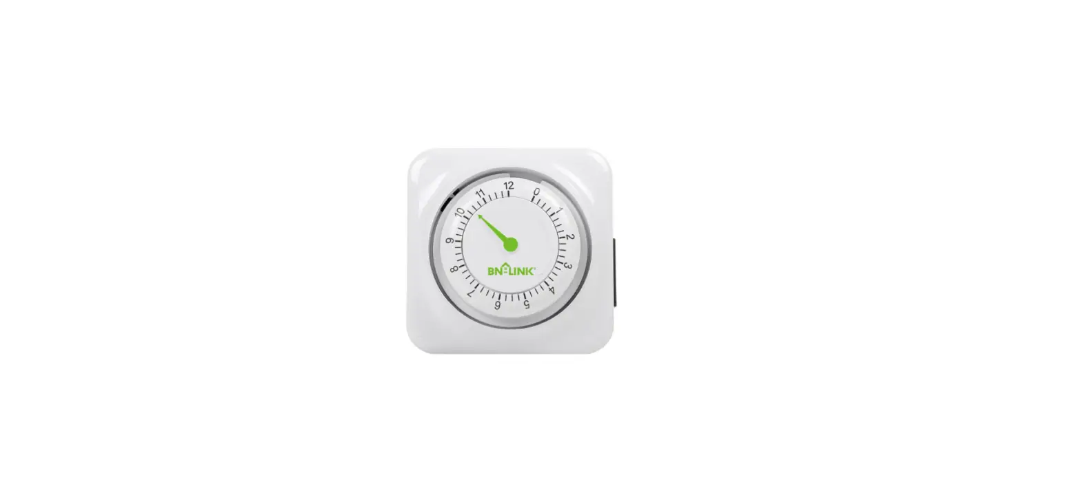 Bn-link Bnh-60/u92 12 Hour Mechanical Countdown Timer User Manual Bn-link Bnh-60/u92 12 Hour Mechanical Countdown Timer User Manual
