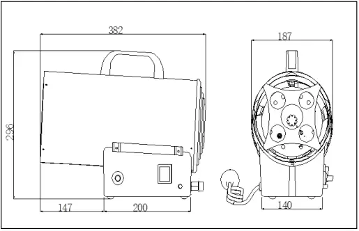 EUROM HKG 10-BE Gas Cannon-fig3