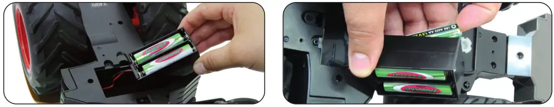 JAMARA 405035 Fendt 1050 Vario Tractor - Fitting the Batteries