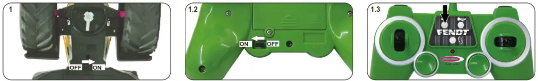 JAMARA 405035 Fendt 1050 Vario Tractor - Operation