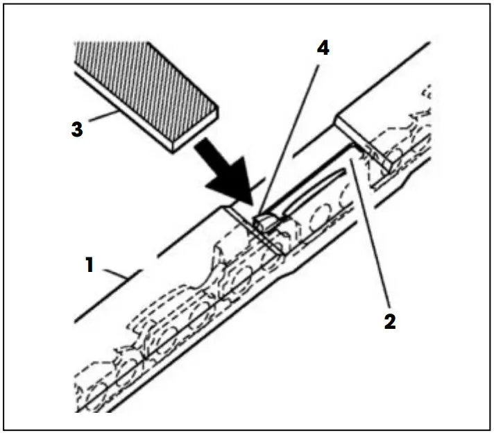 Filing the depth gauge