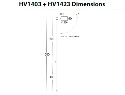 havit-HV1425T-Tivah-Black-TRI-Colour-Double-Adjustable-LED-Bollard-Spike-Light-01