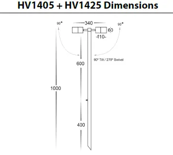 havit-HV1425T-Tivah-Black-TRI-Colour-Double-Adjustable-LED-Bollard-Spike-Light-02
