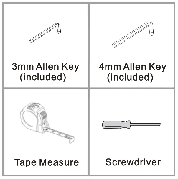 effydesk Height Adjustable Electric Standing Desk - Tool Required