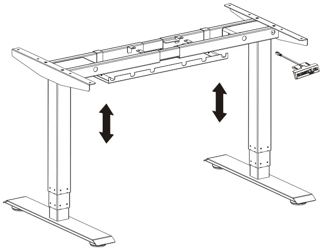 effydesk Height Adjustable Electric Standing Desk