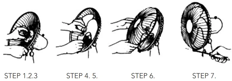 MYLEK MY40802 Electric Wall Fan - fig1