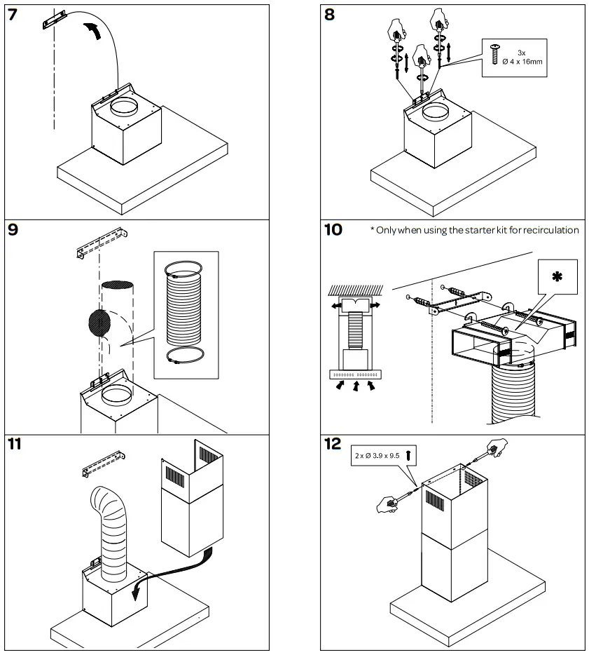 INVENTUM AKB9004RVS Wall Mount Cooker Hood - icon 5