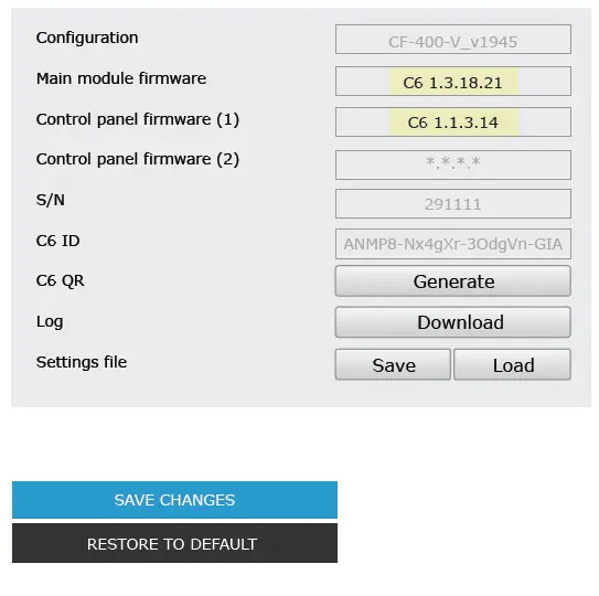 komfovent C6M Controller fig 7
