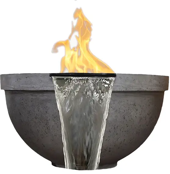 PRISM HARDSCAPES PH-444-FWBNLP Fire Water Bowl Gas Fire-fig1