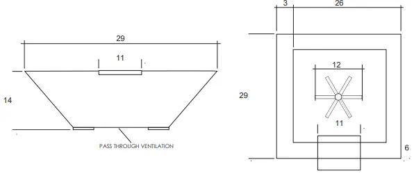 PRISM HARDSCAPES PH-444-FWBNLP Fire Water Bowl Gas Fire-fig10