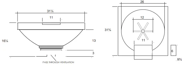 PRISM HARDSCAPES PH-444-FWBNLP Fire Water Bowl Gas Fire-fig11