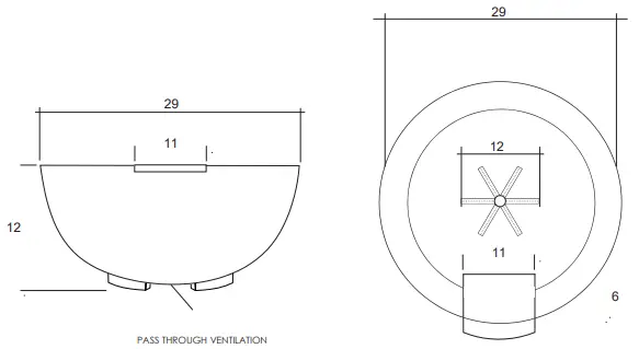 PRISM HARDSCAPES PH-444-FWBNLP Fire Water Bowl Gas Fire-fig14