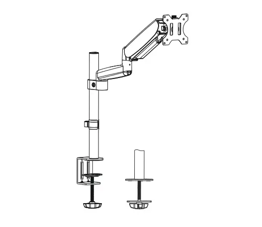Mount-it Tpm-ma09 Height Adjustable Single Monitor Desk Mount Instruction Manual