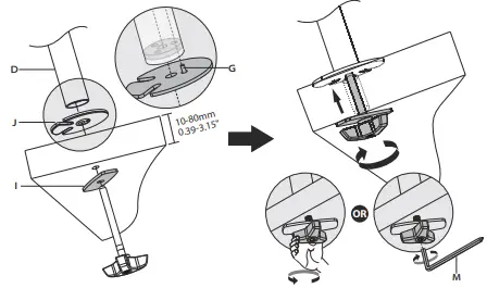MOUNT-IT TPM-MA09 Height Adjustable Single Monitor Desk Mount-fig5