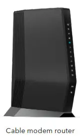 Cable modem router