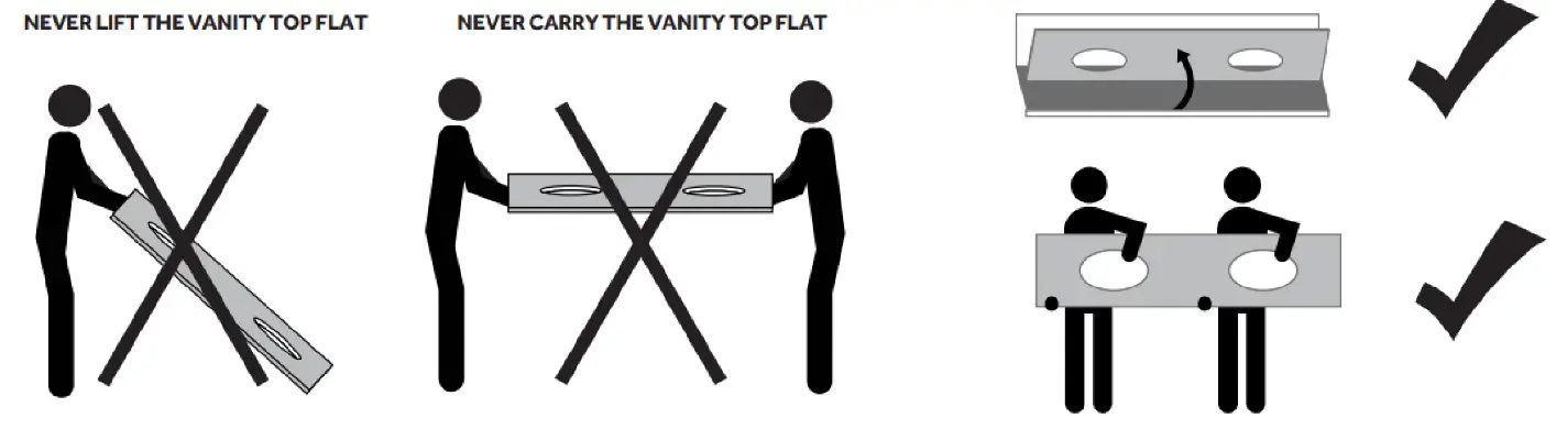 forestmade 500H48SVHL G Single Bath Vanity - fig
