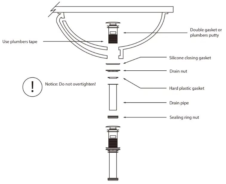 forestmade 500H48SVHL G Single Bath Vanity - plamber tap