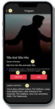 MOOD MEDIA Harmony Music - app5