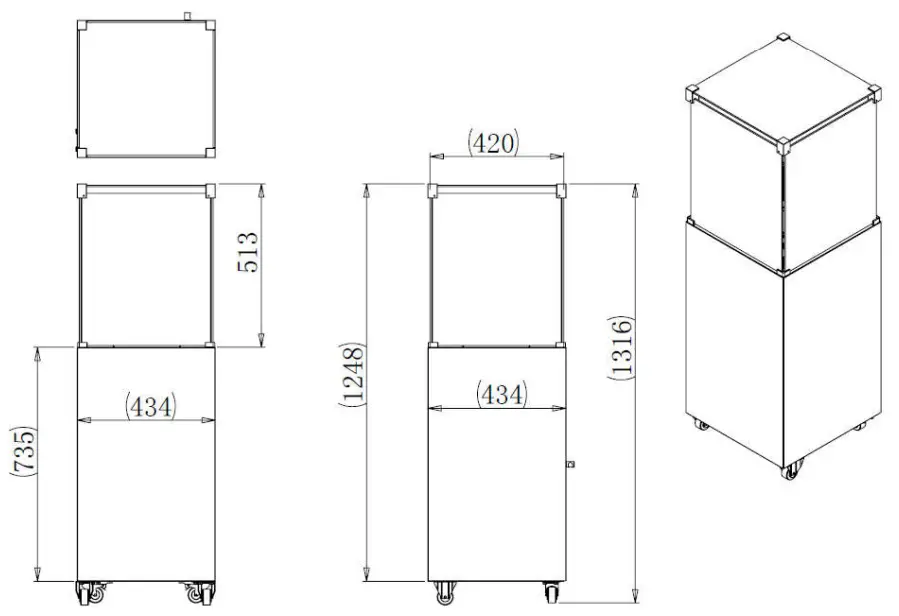 Italkero ETNA Gas Fire Patio Heater - 9