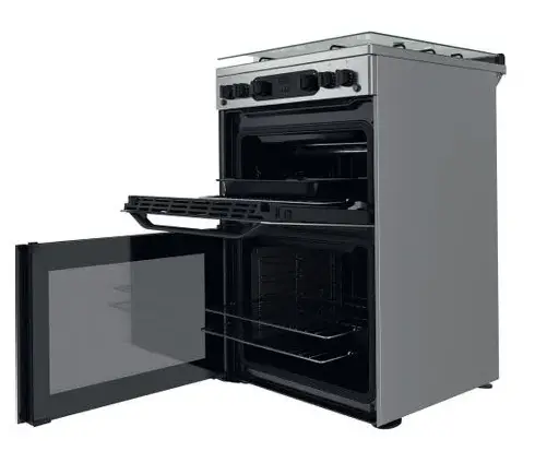 Hotpoint-HDM67G0CCX-UK-60cm-Double-Oven-Gas-Cooker-product