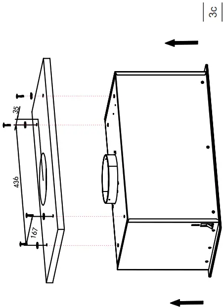 GRAM EFI 8060-90 B Kitchen Extractor Hood - 3