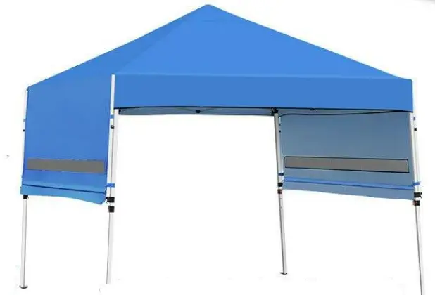 HOMEDEPOT M70-8OP820BL Blue Pop-Up Canopy with Side Awning and Roller Bag-fig3