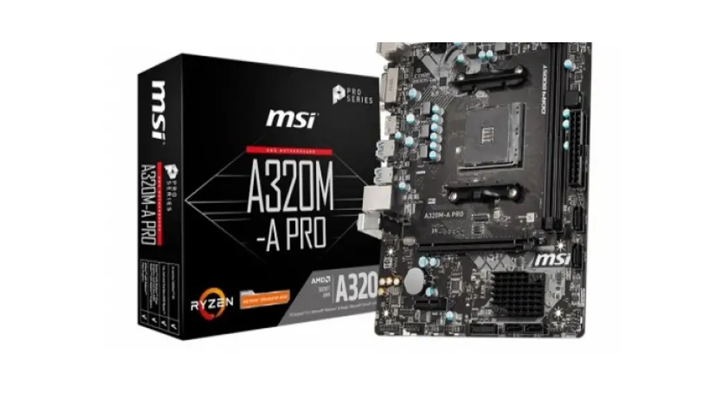 Msi A320m-a Am4 Socket Amd Ryzen M-atx Motherboard User Guide