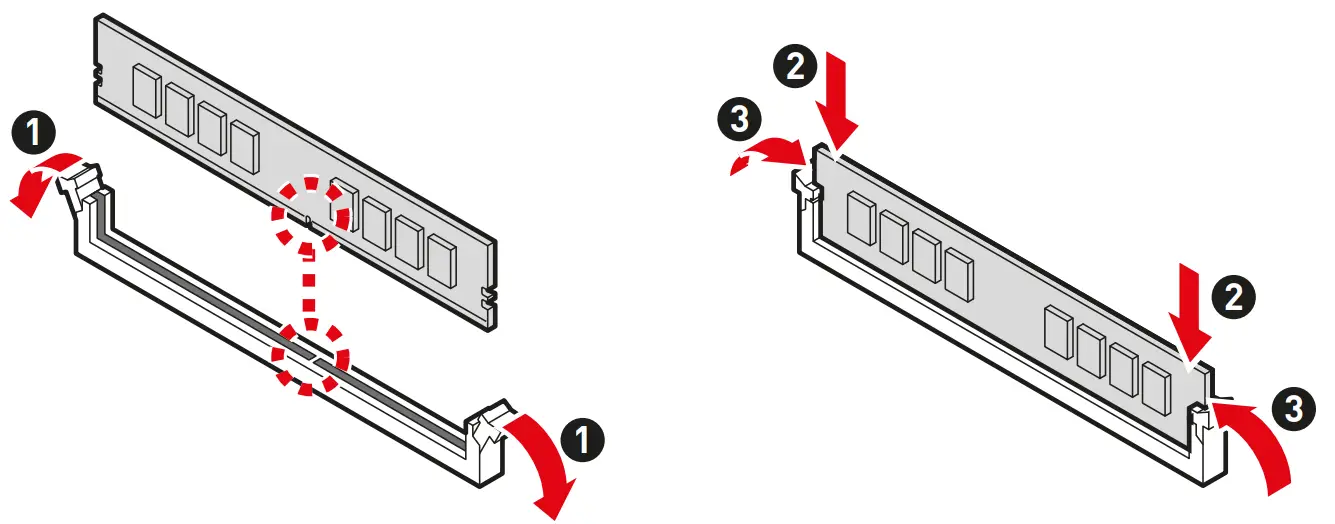 msi A320M-A AM4 Socket AMD Ryzen m-ATX Motherboard fig 13