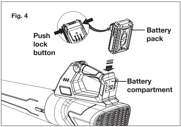 SUNJOE 24V JB LTE RM Cordless Jet Blower - Battery