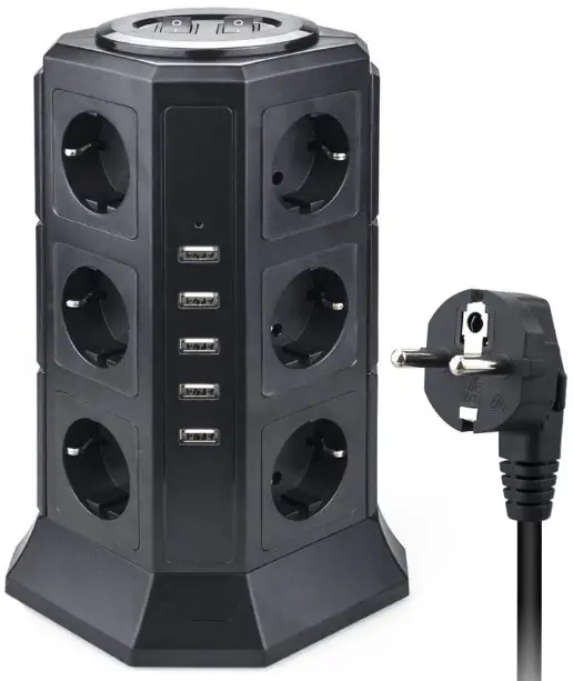 sygonix-2390078-Retractable-Socket-Tower-PRODUCT