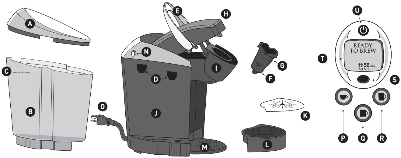 KEURIG K CUP Single Cup Brewing System - Features