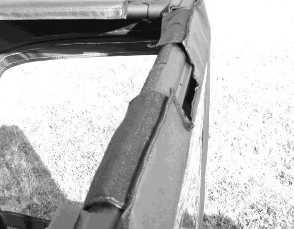 FALCON RIDGE KAW 4010 RW01 Kawasaki 4010 Mule Soft Rear Window - Fig 1