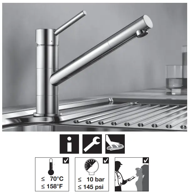 BLANCO Kano HD Silgranit Sink Faucet-