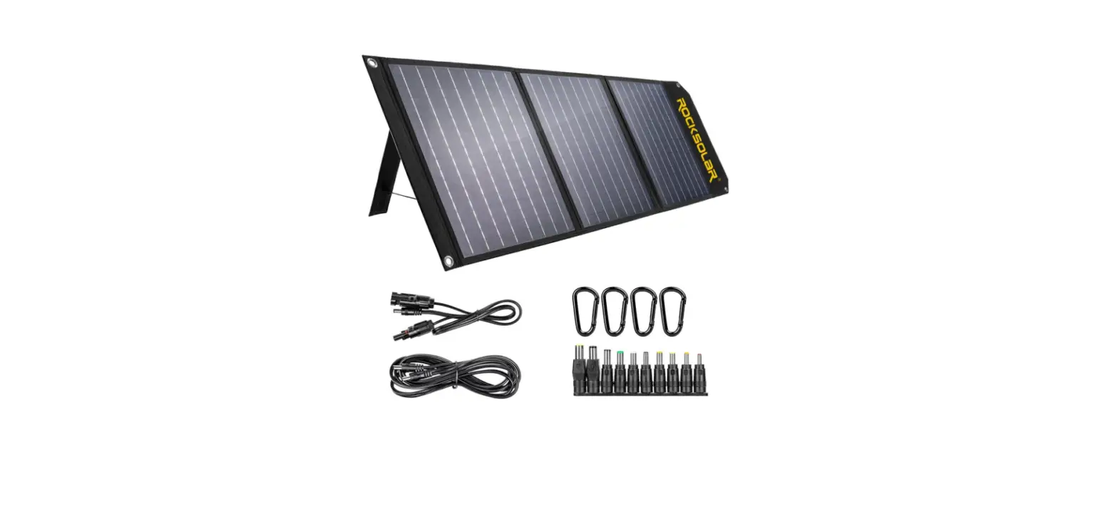 Rocksolar Rssp100 100 Watt Foldable Solar Charger User Manual