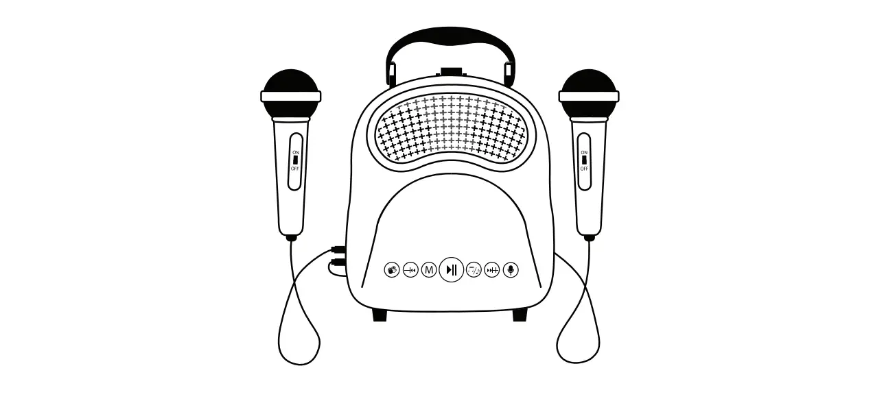 Laser Mic-kkaast Portable Karaoke Machine User Manual Laser Mic-kkaast Portable Karaoke Machine User Manual