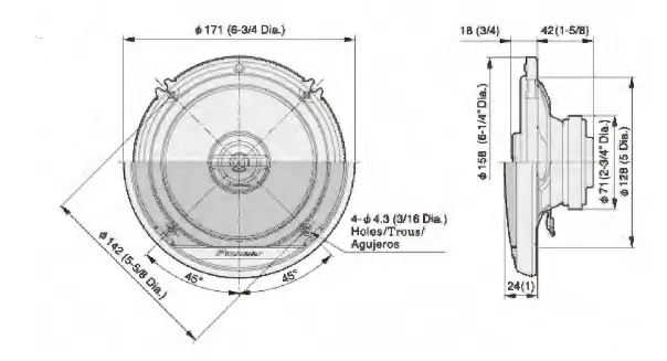 PIONEER-TS-G1620F-2-Way-Coaxial-Speaker-FIG-3