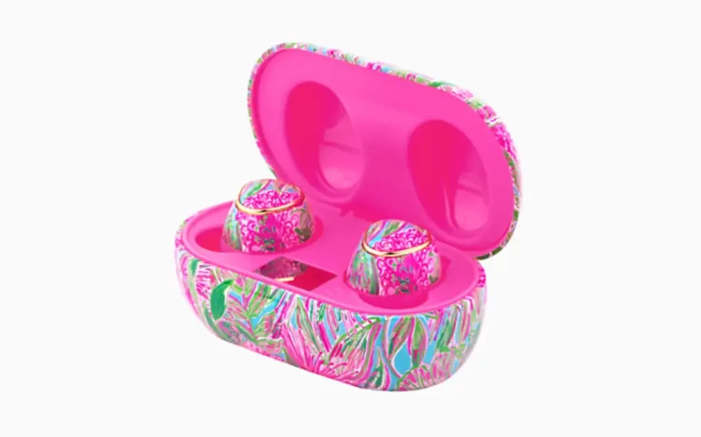 Lilly Pulitzer Webud-212502 Earbuds With Lcd Display User Manual