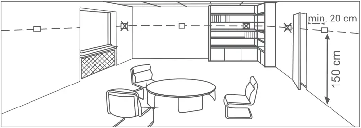 GENERAL NORA 270S Digital Room Thermostat A04