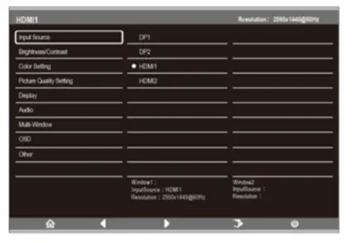kogan KAMN32RQ1LA 32 Curved QHD 165HZ Freesync HDR Gaming Monitor - OSD Menu2