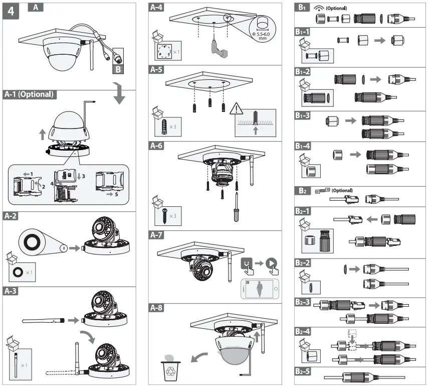 IMOU Dome Pro 3MP Security Camera - 3