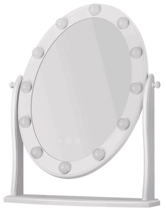 LUXFURNI STARRY8 USB LED Makeup Mirror - FIGURE 7