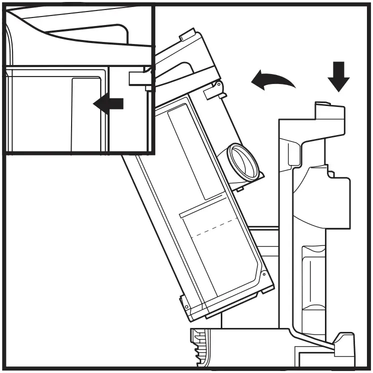 Emptying the dust cup