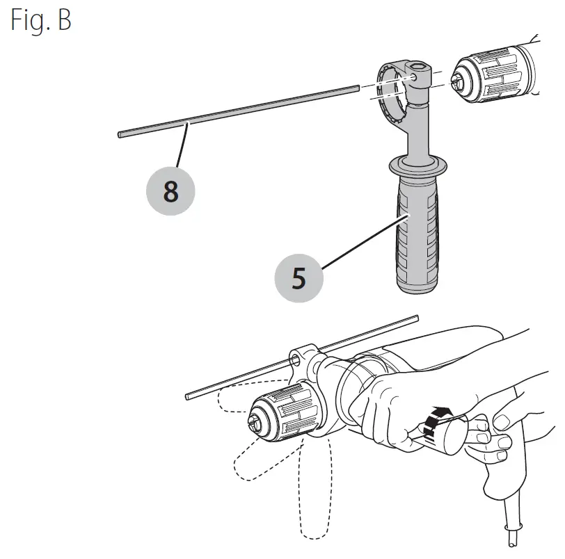 BLACK DECKER BEHD201 1 2 IN. (13MM) Hammer Drill 3